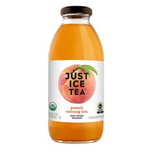 Just Ice Tea Organic Peach Oolong Tea, Bottles, 12 pk./16 fl. oz. - Brands For Less USA