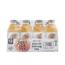 Just Ice Tea Organic Peach Oolong Tea, Bottles, 12 pk./16 fl. oz. - Brands For Less USA