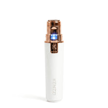 KENZZI2-in-1RechargeableFacialHairRemoverandEyebrowShaverforWomen_WhiteandRoseGold - Brands For Less USA