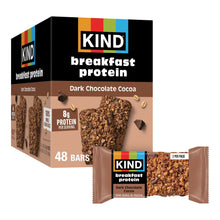 KIND Breakfast Dark Chocolate Cocoa Protein Bars, 24 ct.