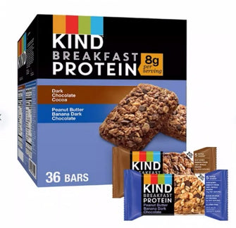 KIND Breakfast Protein Bars, Variety Pack, 18 pk.