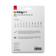 KINGARTInklineGraphicFineLineDrawingPensSet_10AssortedSizes_ArchivalBlackInkArtIllustrationandSketching7 - Brands For Less USA
