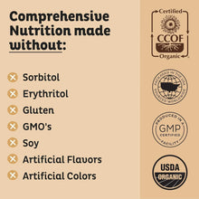 KOS Organic Superfood Plant Chocolate Peanut Butter Protein Powder 2.4lbs. - Brands For Less USA