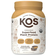 KOS Organic Superfood Plant Chocolate Peanut Butter Protein Powder 2.4lbs. - Brands For Less USA