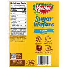 Keebler Sugar Wafers, Vanilla, 2.75 oz, 24-count