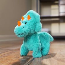 KidConnectionMiniatureElectronicWalkingPetTealTriceratops-6inHeight-ToddlerPlushToys6-_2 - Brands For Less USA