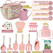 KidsGardeningSet14PcsGardenToolswithToteBag-WateringCan-Shovel-Apron-GardenBookandMoreEducationa_1976_2 - Brands For Less USA