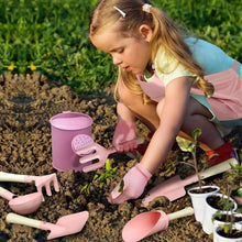 KidsGardeningSet14PcsGardenToolswithToteBag-WateringCan-Shovel-Apron-GardenBookandMoreEducationa_486_5 - Brands For Less USA