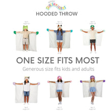 Kids Licensed 40" x 50" Hooded Throw with Sherpa Lining - Brands For Less USA