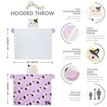 Kids Licensed 40" x 50" Hooded Throw with Sherpa Lining - Brands For Less USA