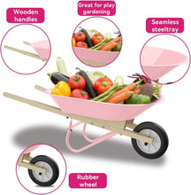 KidsWheelbarrowSetwithGardeningToolsOutdoorBackyardGardenPlayforToddlersBoysGirls3-8_withShovel_Rake_LeafRake_EasterBirthdayGifts2 - Brands For Less USA