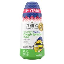 Kids Zarbee’s Cough + Cold Mucus Day and Night Value Pack, Honey, Ivy Leaf, 2x 4 fl. oz.