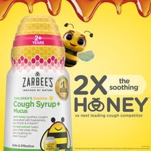 Kids Zarbee’s Cough + Cold Mucus Day and Night Value Pack, Honey, Ivy Leaf, 2x 4 fl. oz.