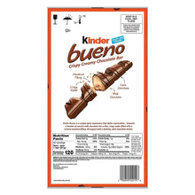 Kinder Bueno Cripsy Creamy Chocolate Bars, Packs, 20 ct./1.5 oz. - Brands For Less USA