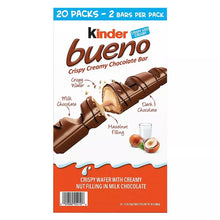 Kinder Bueno Cripsy Creamy Chocolate Bars, Packs, 20 ct./1.5 oz. - Brands For Less USA