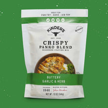 Kinder’s Crispy Panko Blend Seasoned Coating Mix, Buttery Garlic & Herb Seasoned, 13 oz.