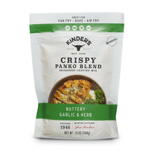 Kinder’s Crispy Panko Blend Seasoned Coating Mix, Buttery Garlic & Herb Seasoned, 13 oz.