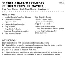 Kinder's Garlic Parmesan Seasoning, 9.1 oz.