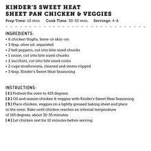 Kinder's Sweet Heat Seasoning, 8.9 oz.