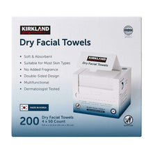 Kirkland Signature Daily Dry Facial Towels, 200-count