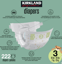 Kirkland Signature Diaper Sizes 3 - 6