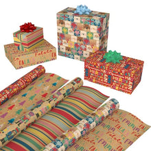 Kirkland Signature Kraft Double Sided Gift Wrap, 6-rolls, 540 sq. ft. Total