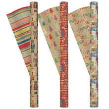 Kirkland Signature Kraft Double Sided Gift Wrap, 6-rolls, 540 sq. ft. Total