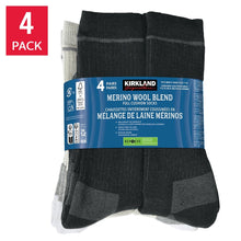 Kirkland Signature Men's Merino Wool Blend Sock, 4-pair