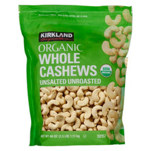 KirklandSignatureOrganicWholeCashews_Unsalted_Unroasted_2.5lbs - Brands For Less USA
