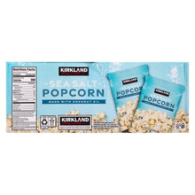 Kirkland Signature Popcorn, Sea Salt, 0.65 oz, 36-count