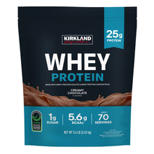 Proteína de suero Kirkland Signature, sabor chocolate cremoso, 5.4 lb
