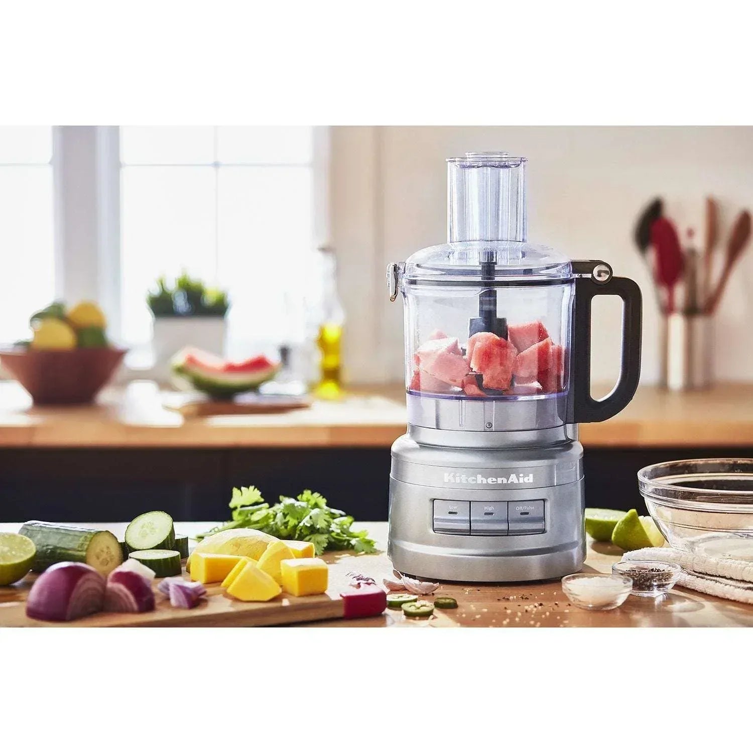 KitchenAid 7-Cup Food Processor with Assorted Blades– Brands For Less USA