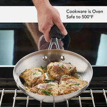 KitchenAid3-PlyBaseStainlessSteelCookwareInduction2-PieceFryPansSet_BrushedStainlessSteel7 - Brands For Less USA