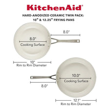 KitchenAidHardAnodizedCeramicNonstick2-PieceFryPanSet7 - Brands For Less USA