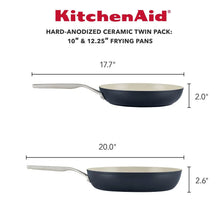 KitchenAidHardAnodizedCeramicNonstick2-PieceFryPanSet8 - Brands For Less USA
