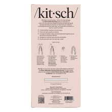 Kitsch Flexi Rods Heatless Hair Curler, Satin Covered Curling Rod, Rosewood 6pcs