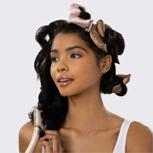 Kitsch Flexi Rods Heatless Hair Curler, Satin Covered Curling Rod, Rosewood 6pcs