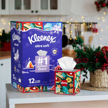 Kleenex Ultra Soft Facial Tissue, 3-Ply, 85-count, 12-pack