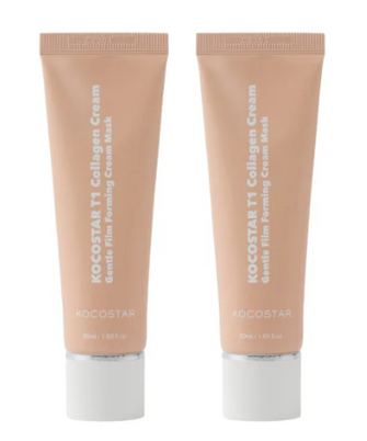 Kocostar T1 Collagen Face Cream to Film Wrapping Mask, 1.69 fl oz, 2-pack