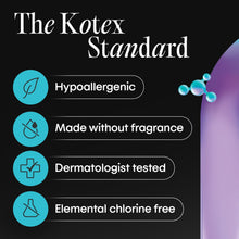 Kotex BioCare Ultra Thin Overnight Pads With Wings, Heavy Absorbency, 20 Count (PACK OF 3 )
