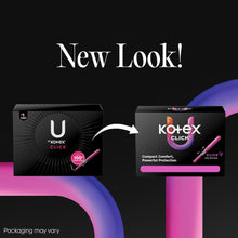 Kotex Click Compact Multipack Tampons, Regular/Super, Unscented, 45 Count (PACK OF 3 )