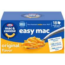 Kraft Easy Mac Original Flavor Single-Serve Pouches 18 pk.