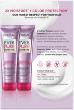 L'Oreal Paris EverPure Moisture Sulfate Free Shampoo and Conditioner, 1 Kit