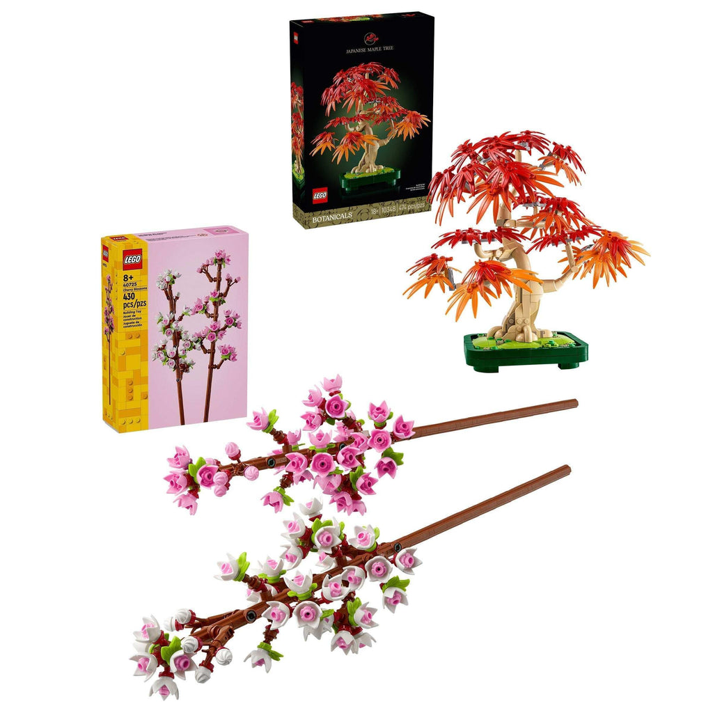 LEGO Japanese Red Maple Bonsai Tree and Cherry Blossoms Bundle– Brands ...