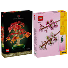 LEGO Japanese Red Maple Bonsai Tree and Cherry Blossoms Bundle