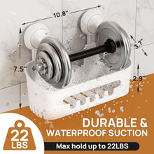 LEVERLOCShowerCaddySuctionCupSetShowerOrganizer-SoapHolder-ToothbrushHolder-BathroomShelfBasketN_723_3 - Brands For Less USA