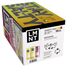 LMNT Sparkling Electrolyte Drink, Variety Pack, 12 fl oz, 15-count