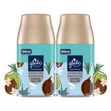 Glade® PlugIns®, Coconut Water & Beach Grass, Large Auto refills, 12.4 oz, 2 Count