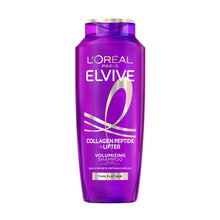 L'Oreal Paris Elvive Collagen Peptide + Lifter 72h Volumizing Full Regimen, includes 13.5 fl oz Shampoo and Conditioner, Mousse 6.7fl oz, and Dry Shampoo