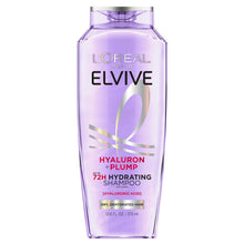L'Oreal Paris Elvive Hyaluron Plump Hydrating Shampoo for Dehydrated, Dry Hair Infused with Hyaluronic Acid Care Complex, Paraben-Free, 12.6 Fl Oz